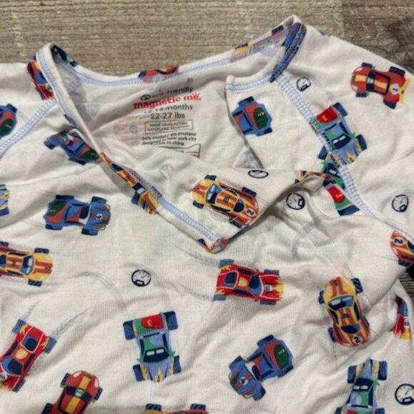 Magnetic Me Top & Pant Set Cars Print 12-18 Months - Picture 2 of 8